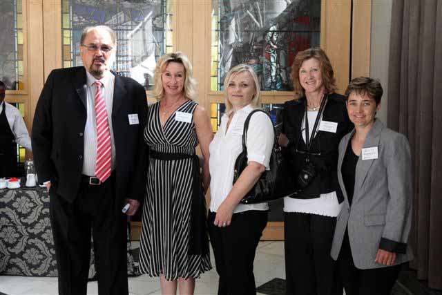Mike, Christel, Chrychelle, Gail and Marietjie at the Sable Platinum Listing